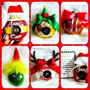 Santa Cam Ornaments